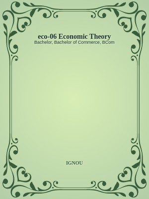 eco-06 Economic Theory